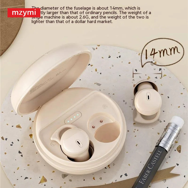 mzymi Q26s Wireless Sleeping Earbud In Ear Bluetooth Headphone Mini Invisible Earphone Noise Cancelling HIFI Stereo TWS Headset