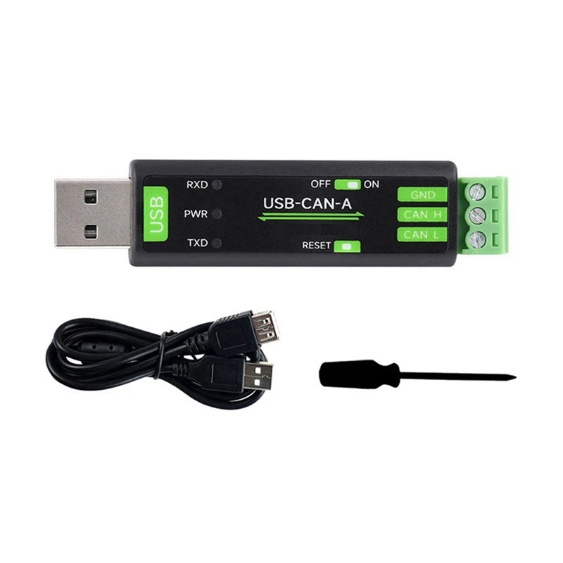 USB To CAN Adapter Model A, STM32 Chip Solution, Multiple Working Modes, Multi-System Compatible