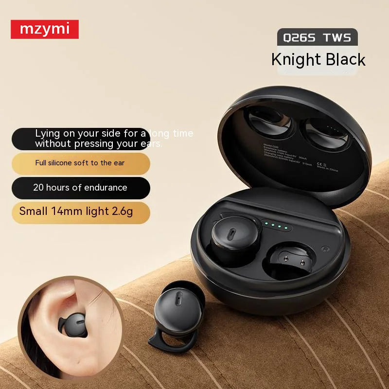 mzymi Q26s Wireless Sleeping Earbud In Ear Bluetooth Headphone Mini Invisible Earphone Noise Cancelling HIFI Stereo TWS Headset