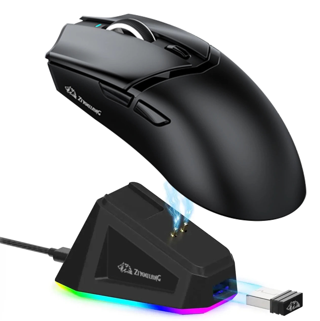 X2 wireless mouse PAW3311 like shark attack x11, Bluetooth/2.4G/wired mouse suitable for mini PC laptops gaming, Macro DPI 24000